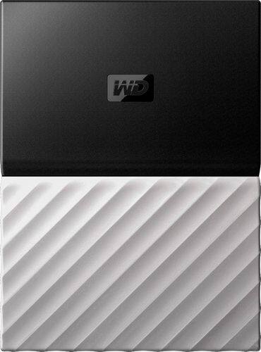 WD - My Passport Ultra 2TB External USB 3.0 Portable Hard Drive with Hardware Encryption - Gray/Black