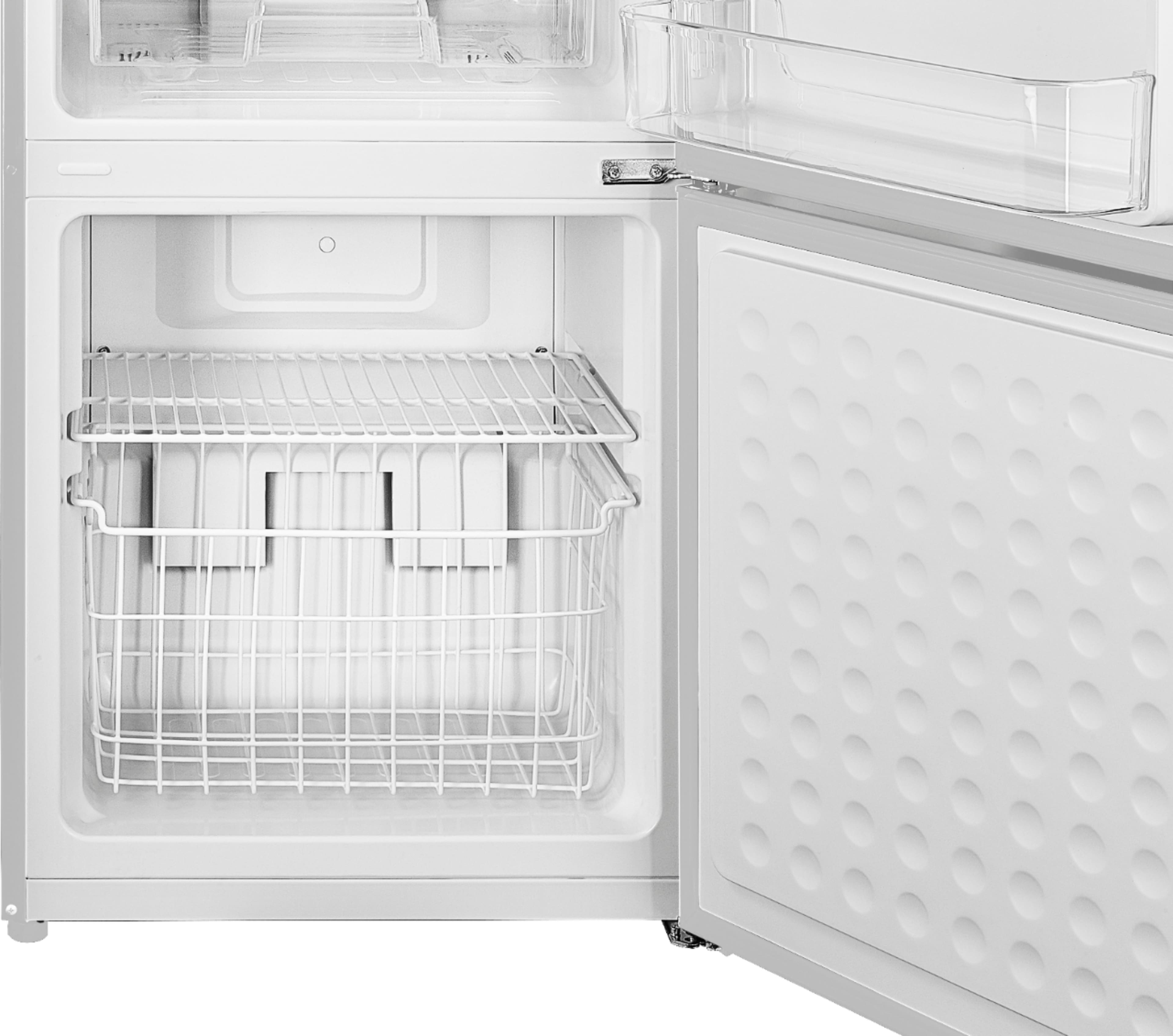 Insignia™ - 9.2 Cu. Ft. Bottom-Freezer Refrigerator - White at Pacific