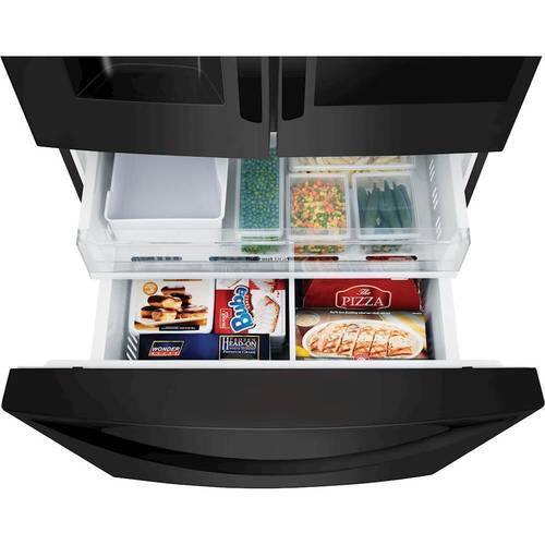 LG - 27.5 Cu. Ft. French InstaView Door-in-Door Smart Wi-Fi Enabled Refrigerator - PrintProof Matte Black Stainless Steel - Alt_View_Standard_13