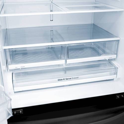LG - 27.5 Cu. Ft. French InstaView Door-in-Door Smart Wi-Fi Enabled Refrigerator - PrintProof Matte Black Stainless Steel - Alt_View_Standard_14