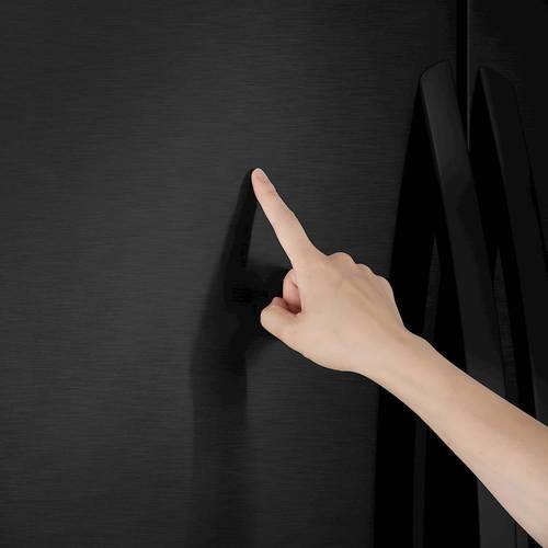 LG - 27.5 Cu. Ft. French InstaView Door-in-Door Smart Wi-Fi Enabled Refrigerator - PrintProof Matte Black Stainless Steel - Alt_View_Standard_20