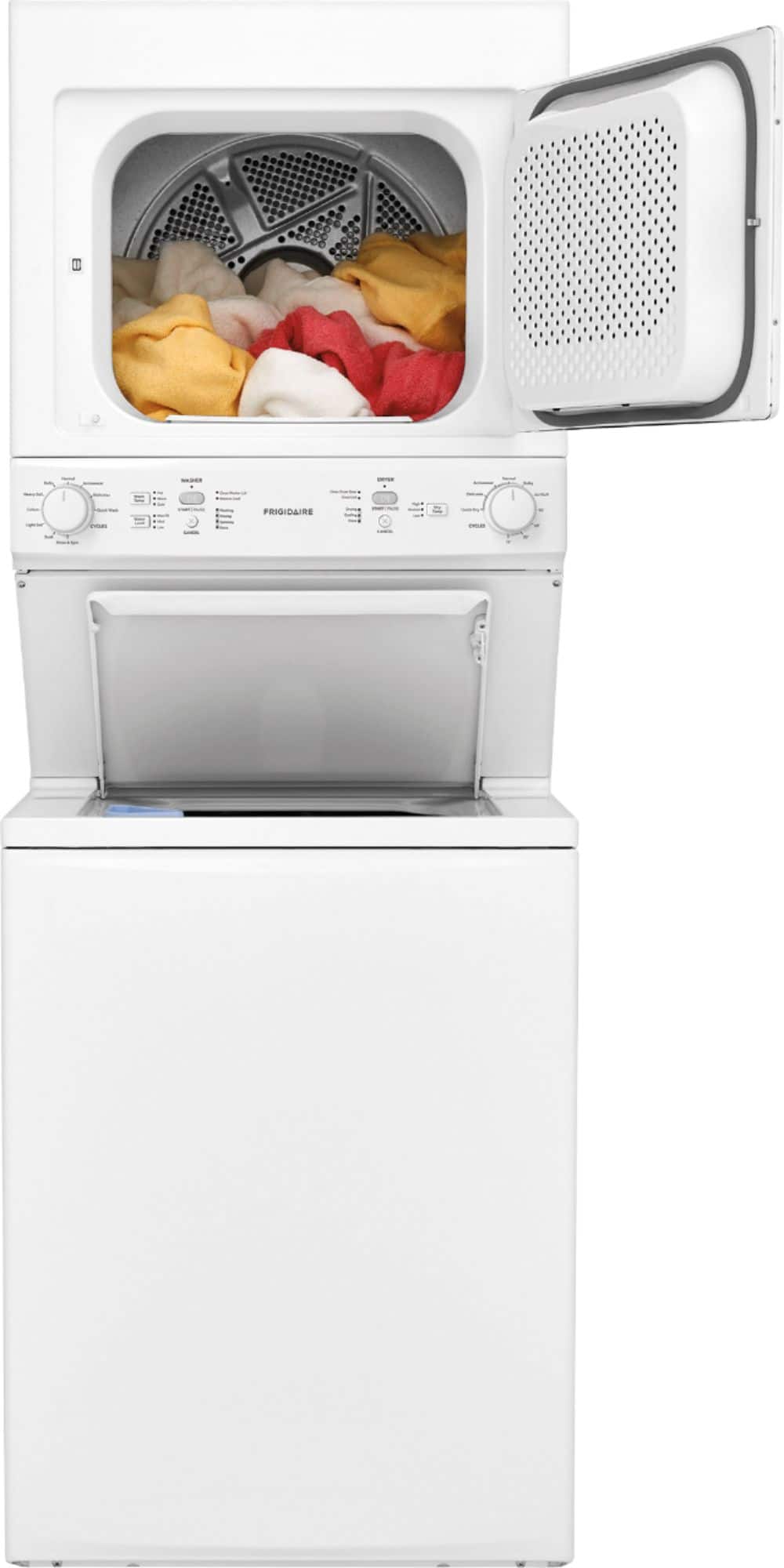 Frigidaire - 3.9 Cu. Ft. 10-Cycle Washer and 5.5 Cu. Ft. 4-Cycle Dryer Gas Laundry Center - White - Alt_View_Standard_11