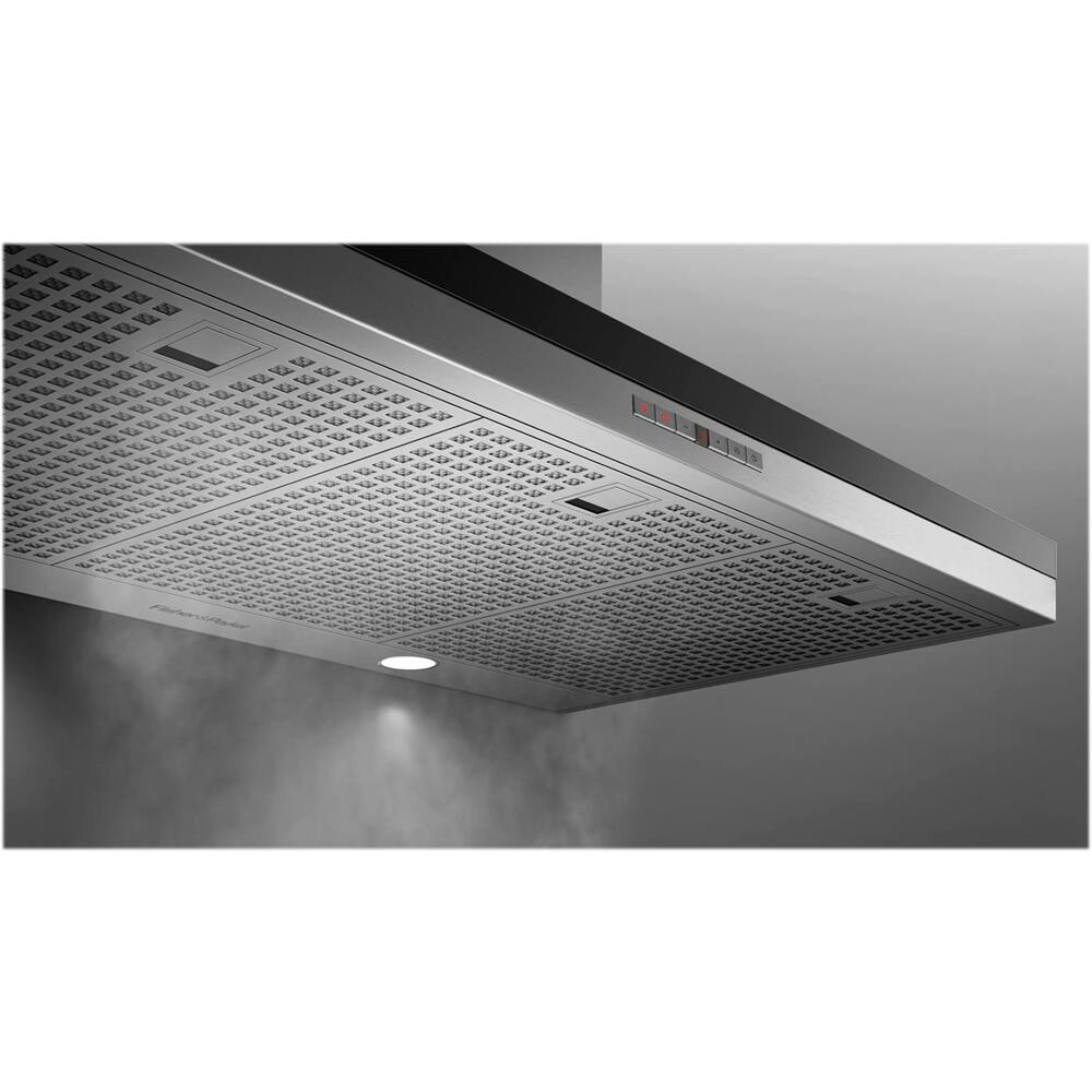 Fisher & Paykel - 24" Convertible Range Hood - Brushed Stainless Steel/Black Glass - Alt_View_Standard_11