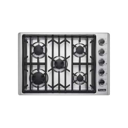 Viking - Professional 5 Series 30.7" Gas Cooktop - Stainless steel - Front_Standard