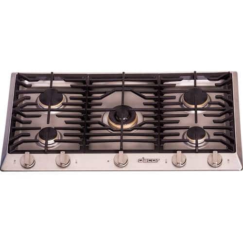 Dacor Heritage 36" BuiltIn Gas Cooktop Stainless steel at Pacific
