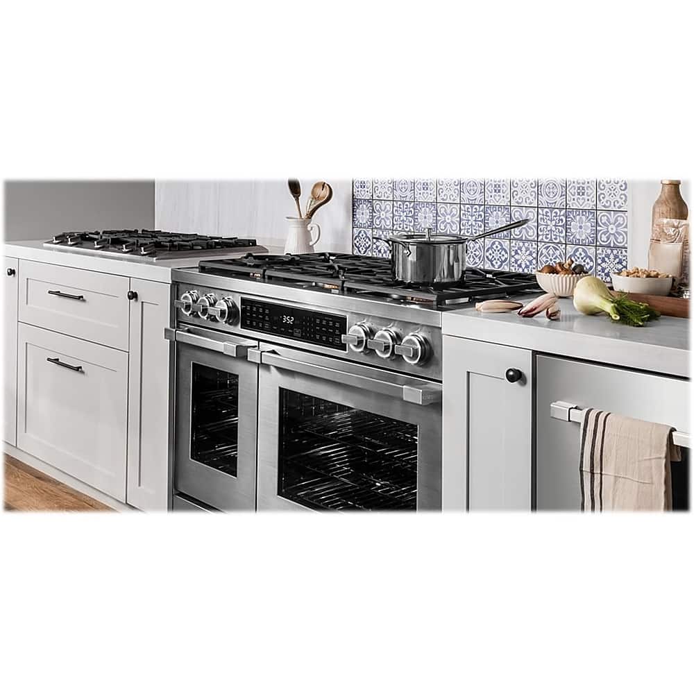 Dacor - Self-Cleaning Freestanding Double Oven Dual Fuel Convection Range - Stainless steel - Alt_View_Standard_11