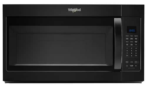 Whirlpool - 1.9 Cu. Ft. Over-the-Range Microwave - Black - Front_Standard
