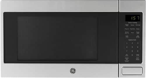 GE - 1.6 Cu. Ft. Microwave with Sensor Cooking - Stainless steel - Front_Standard