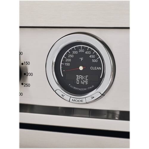 Bertazzoni - 5.7 Cu. Ft. Self-Cleaning Freestanding Dual Fuel Convection Range - Stainless steel - Alt_View_Standard_11