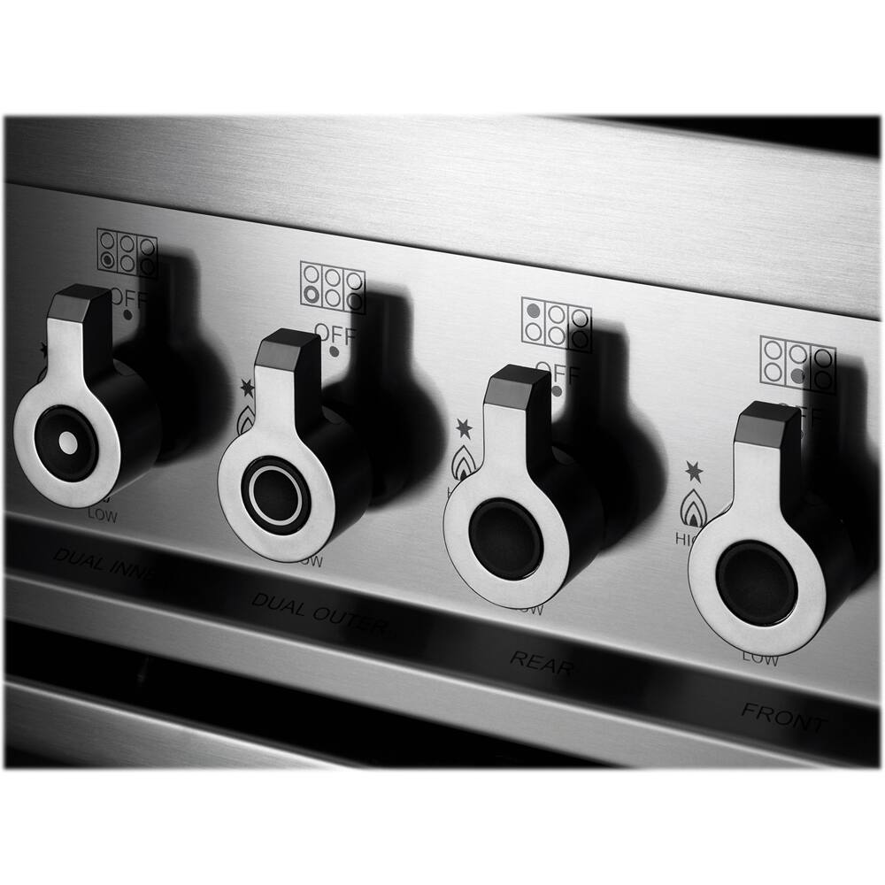 Bertazzoni - 4.4 Cu. Ft. Freestanding Gas Convection Range - Red - Alt_View_Standard_12
