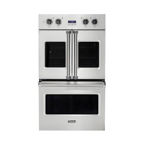 Viking - Professional 7 Series 29.5" Built-In Double Electric Convection Wall Oven - Stainless steel - Front_Standard