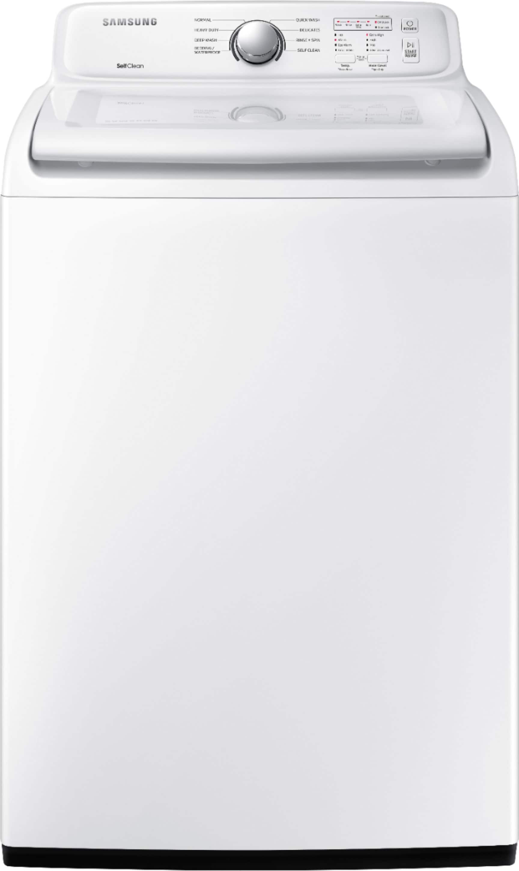 Samsung - 4.5 Cu. Ft. 8-Cycle Top-Loading Washer - White - Front_Zoom
