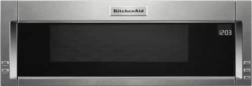 KitchenAid - 1.1 Cu. Ft. Over-the-Range Microwave with Sensor Cooking - Stainless steel - Front_Standard