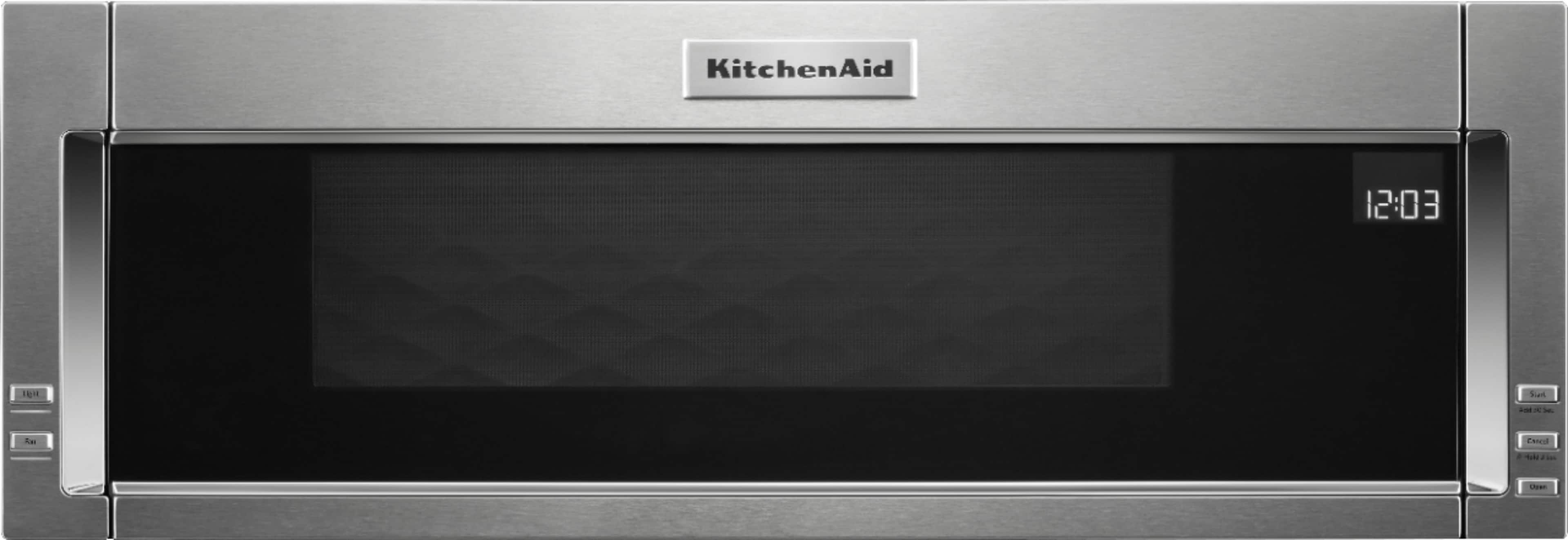 KitchenAid - 1.1 Cu. Ft. Over-the-Range Microwave with Sensor Cooking - Stainless steel - Front_Zoom