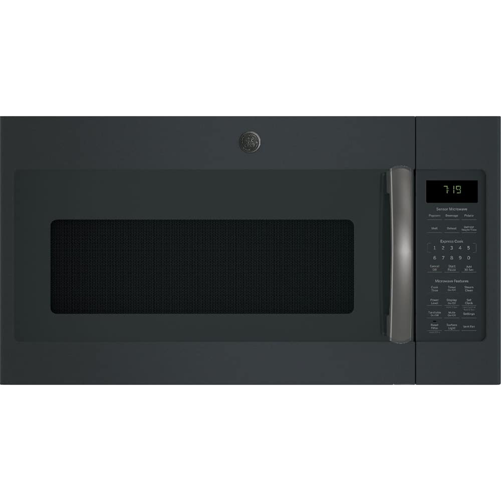 GE 1.9 Cu. Ft. OvertheRange Microwave with Sensor Cooking Black