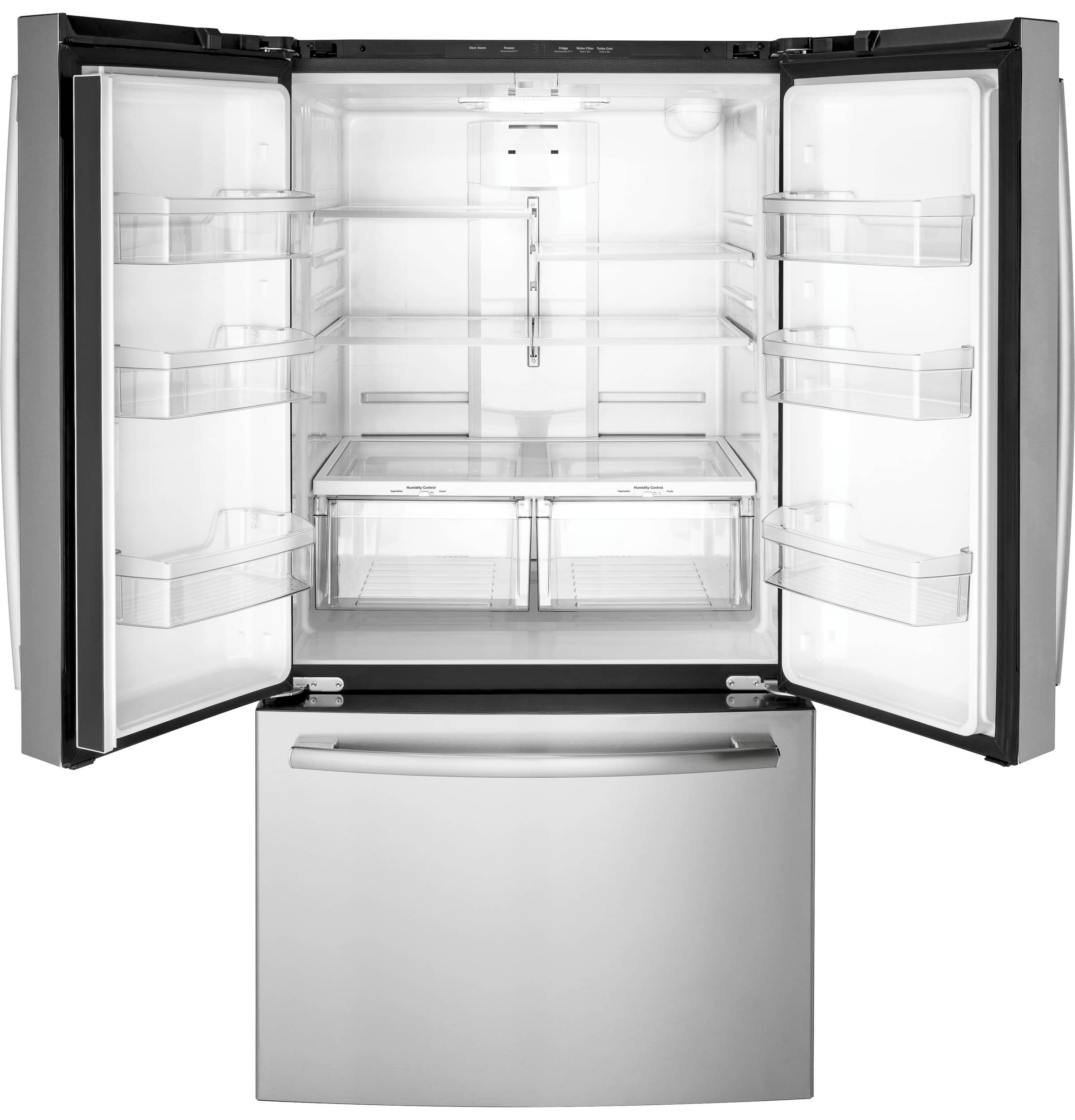 GE - 27 Cu. Ft. French Door Refrigerator - Stainless steel - Alt_View_Standard_13