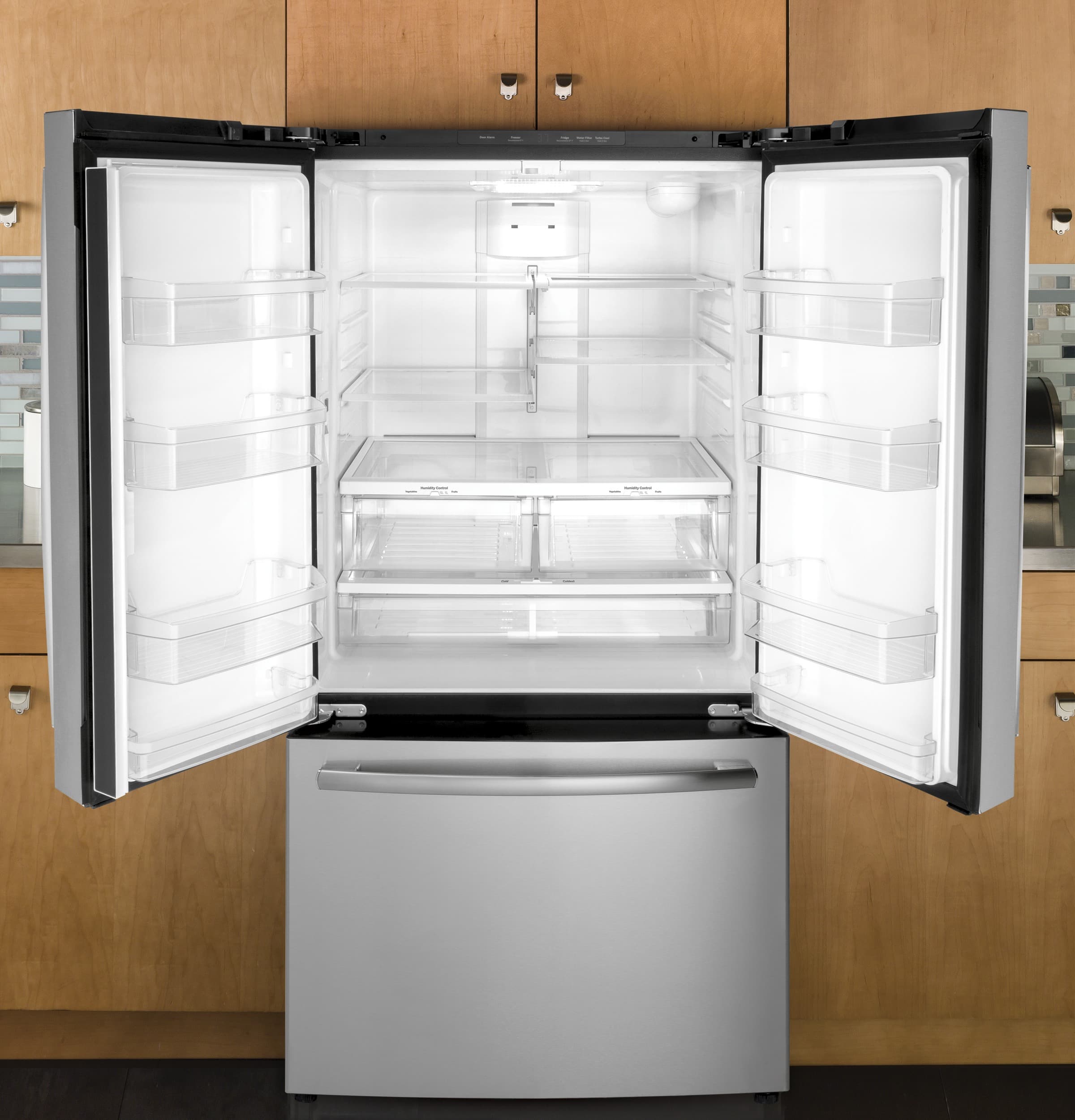 GE - 27 Cu. Ft. French Door Refrigerator - Stainless steel - Alt_View_Standard_19