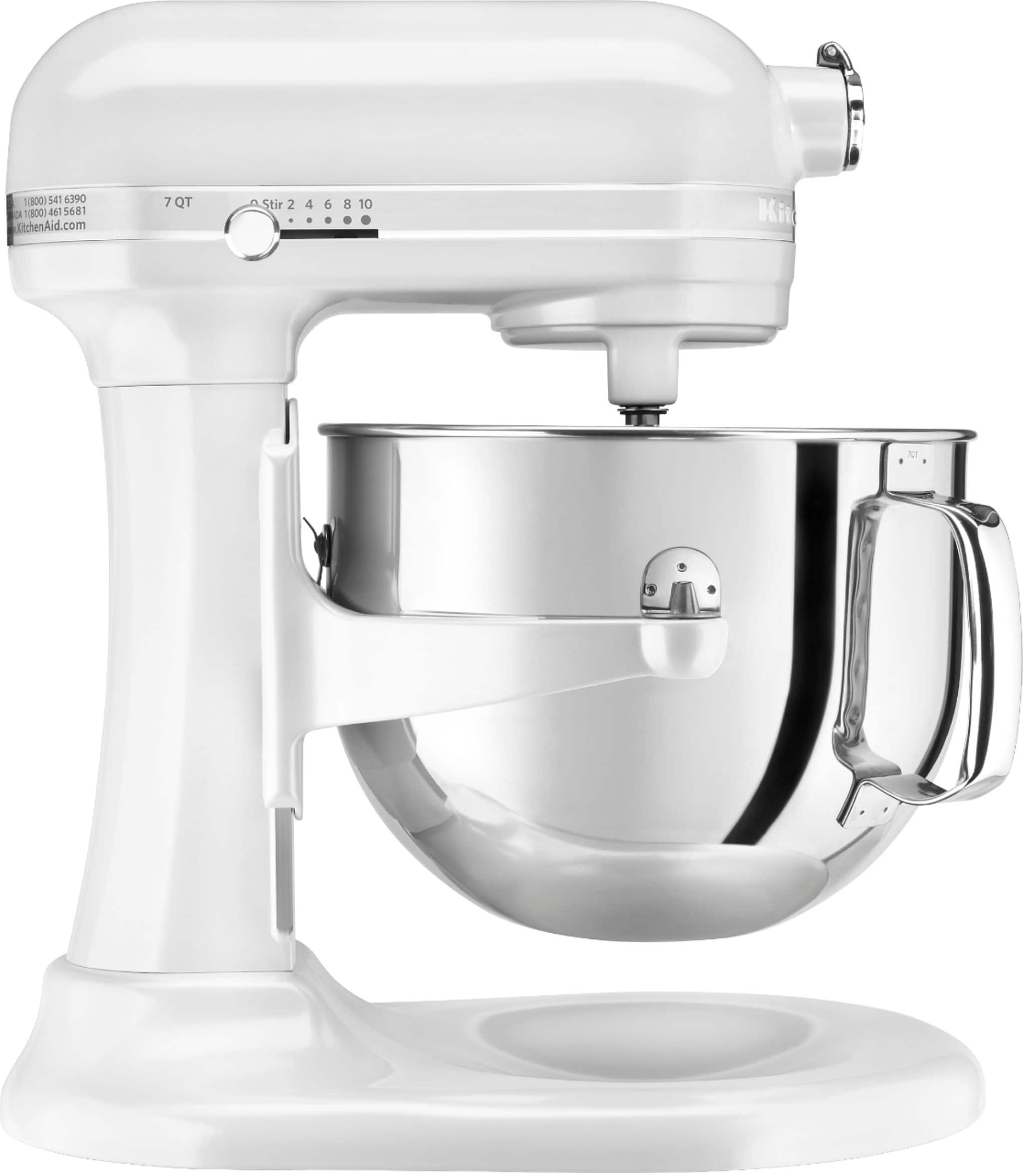 KitchenAid - KSM7586PFP Pro Line Series Stand Mixer - Frosted Pearl White - Front_Zoom