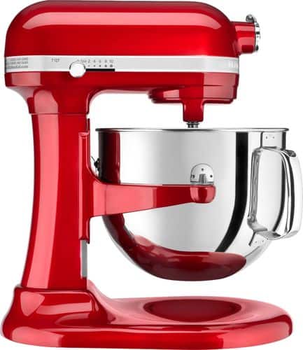 KitchenAid - KSM7586PCA Pro Line Series Stand Mixer - Candy Apple Red - Front_Standard