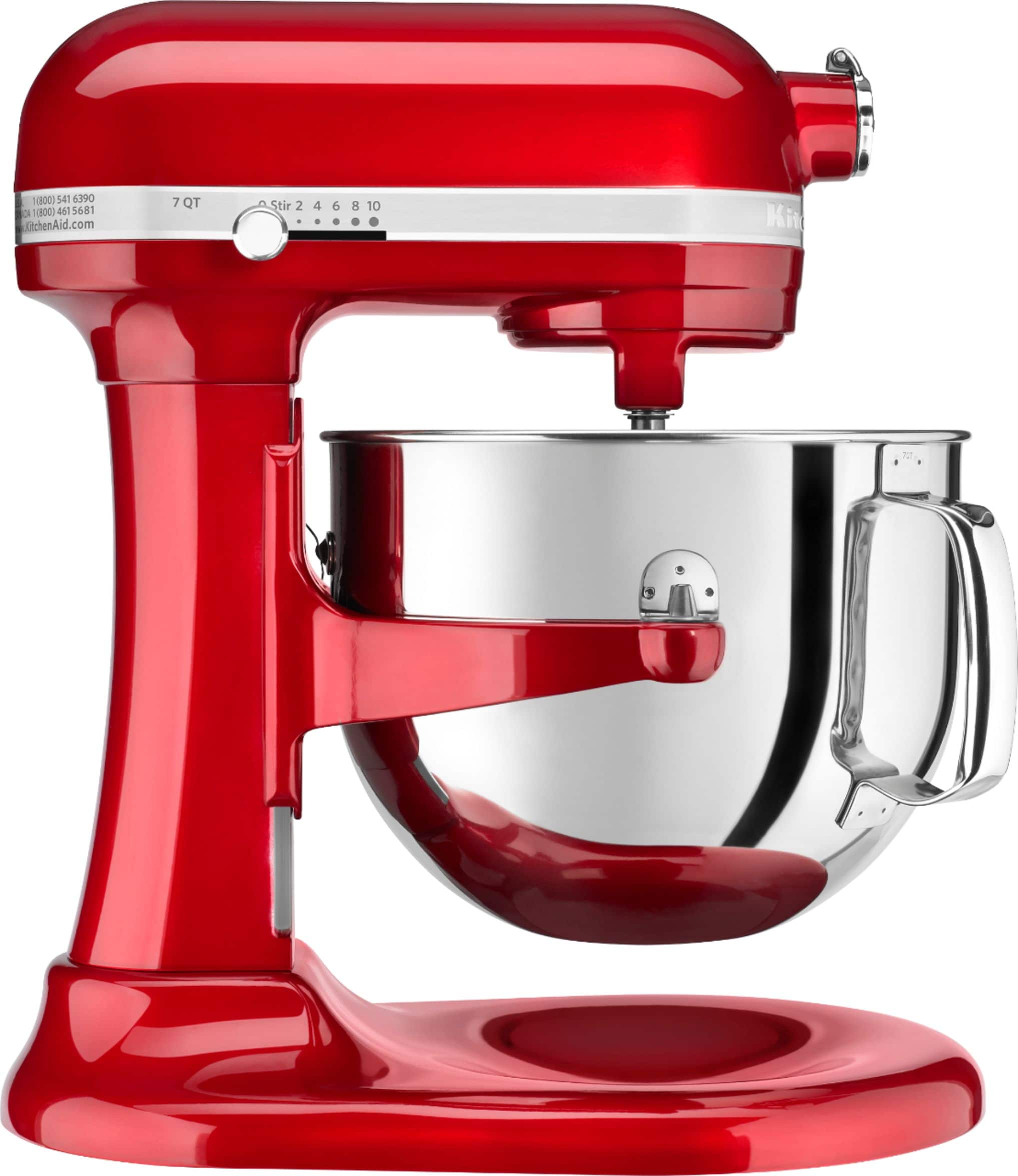 KitchenAid - KSM7586PCA Pro Line Series Stand Mixer - Candy Apple Red - Front_Zoom