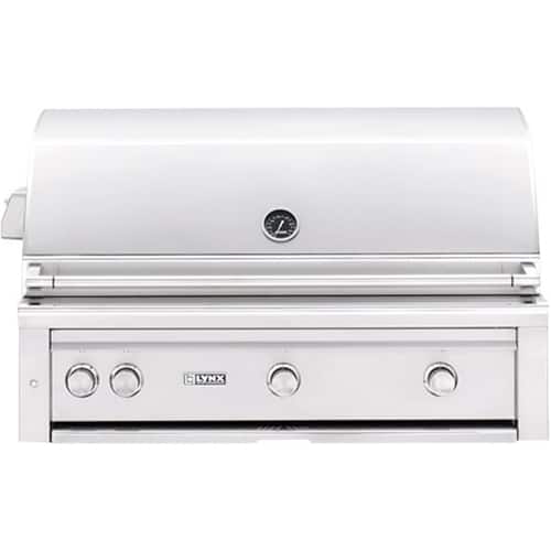 Lynx - Professional 42" Built-In Gas Grill - Stainless Steel - Angle_Standard