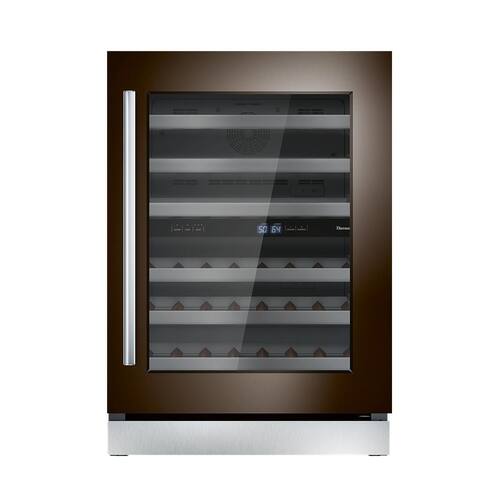 Thermador - 41-Bottle Built-In Dual Zone Wine Cooler - Front_Standard