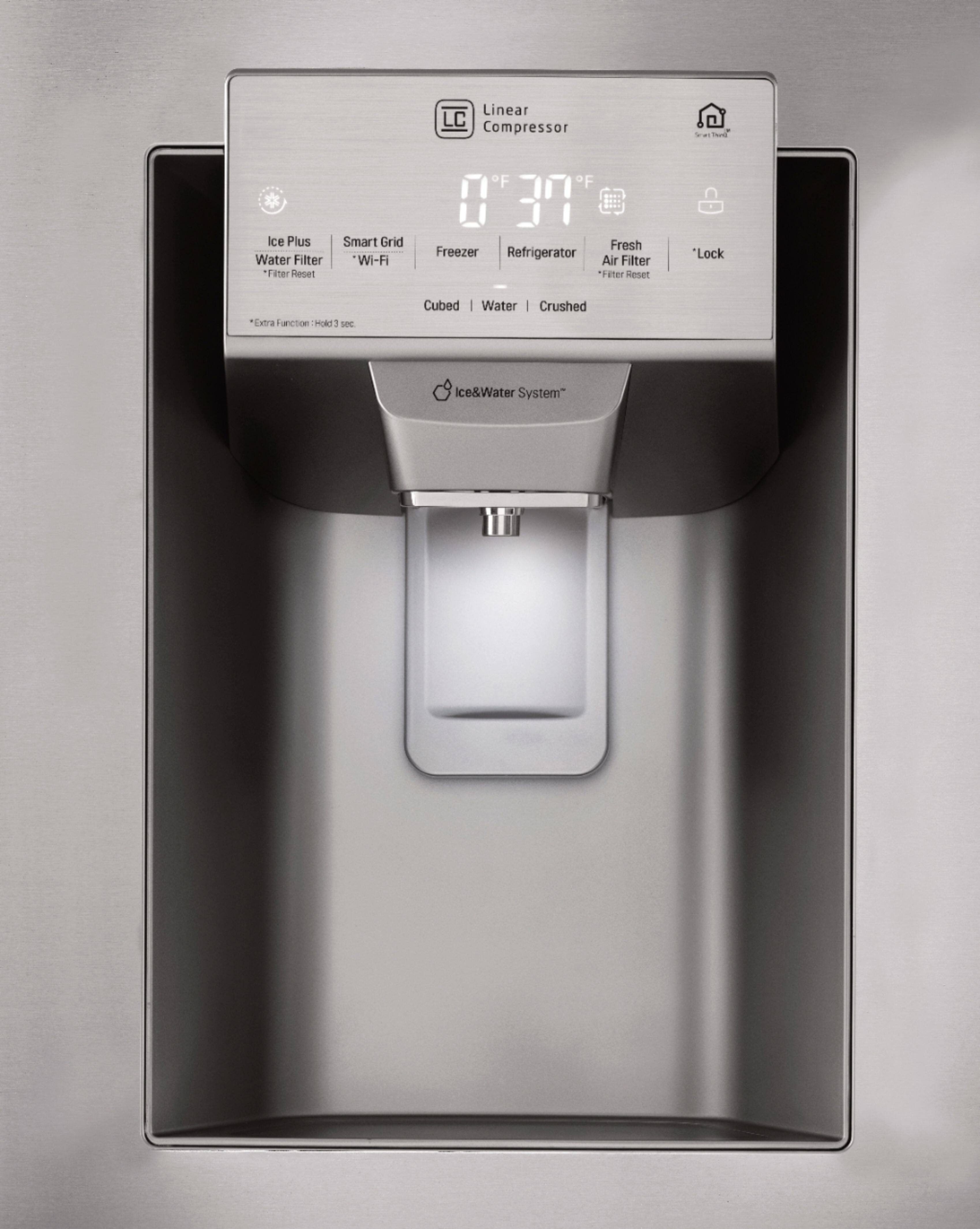 LG - 26.2 Cu. Ft. French Door Smart Wi-Fi Enabled Refrigerator - PrintProof Stainless Steel - Alt_View_Standard_11