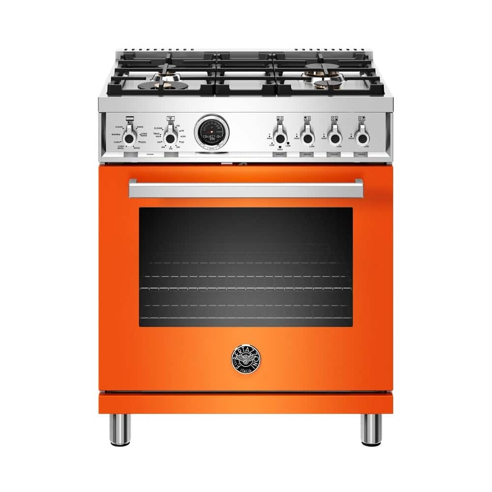 Bertazzoni 4.6 Cu. Ft. SelfCleaning Freestanding Dual Fuel
