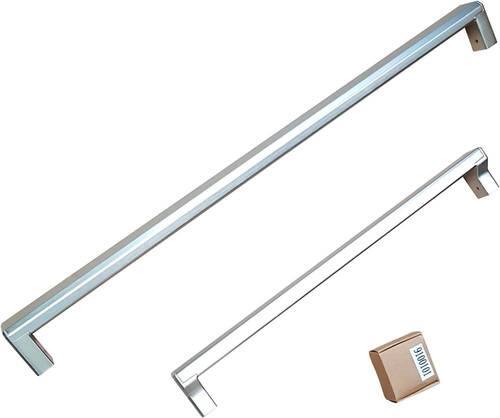 Bertazzoni - Professional Series Handle Kit for 31" Bottom-Mount Refrigerator - Stainless steel - Front_Standard