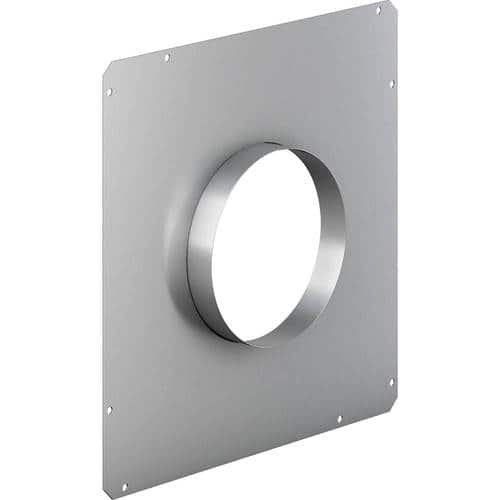 Thermador - 6" Round Front Plate for Select Downdraft Range Hoods - Angle_Standard