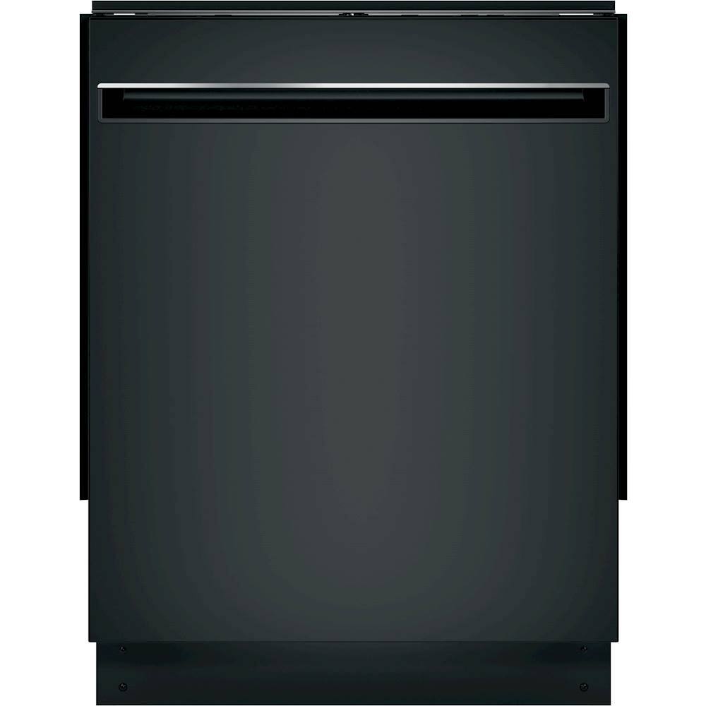 GE - 24" Top Control Built-In Dishwasher with Stainless Steel Tub - Black - Alt_View_Standard_11
