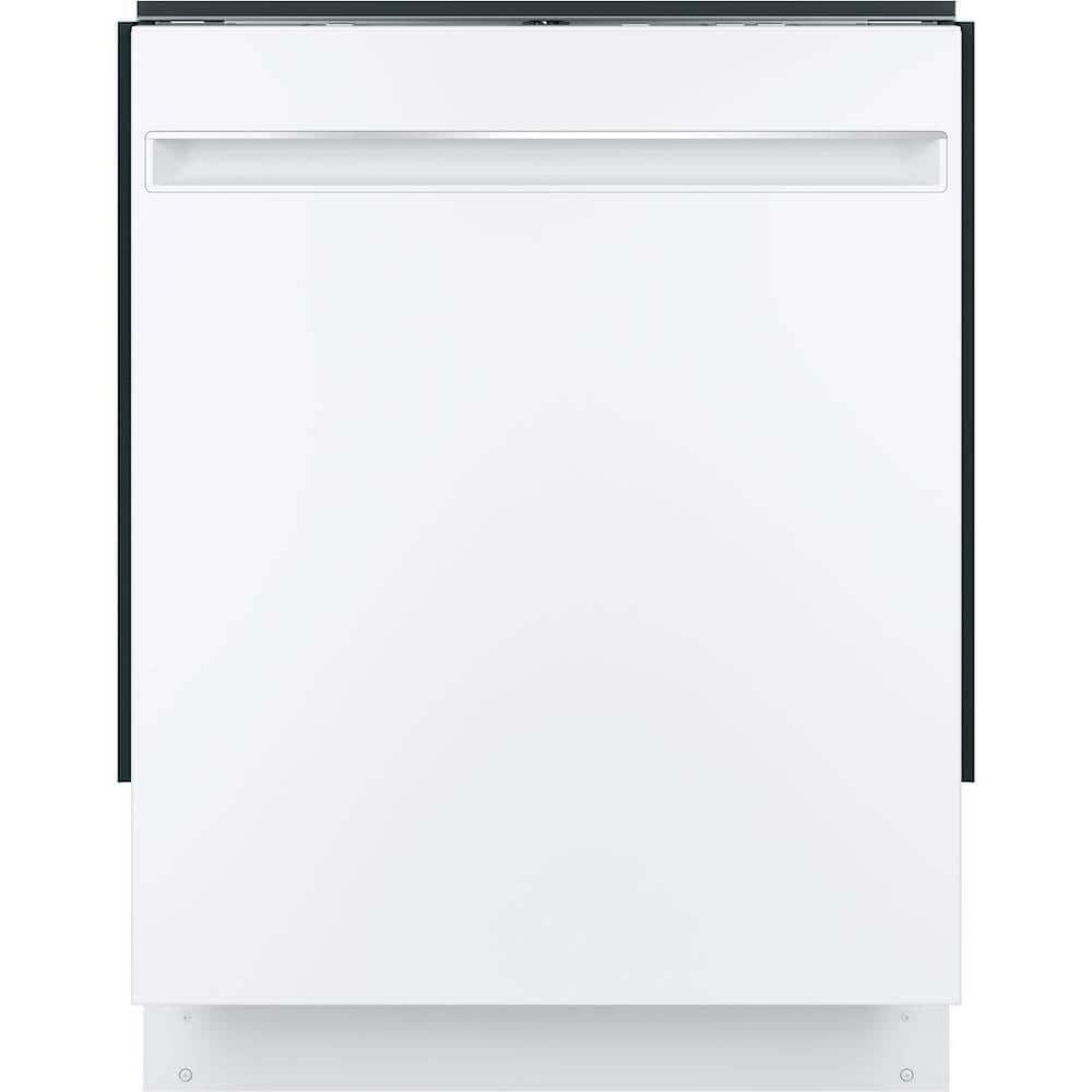 GE - 24" Top Control Built-In Dishwasher with Stainless Steel Tub - White - Alt_View_Standard_11