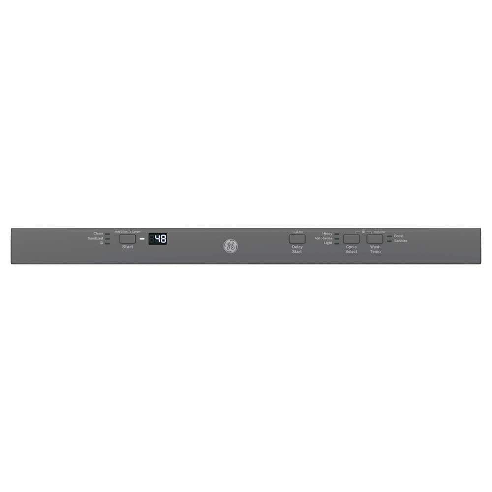 GE - 24" Top Control Built-In Dishwasher with Stainless Steel Tub - Stainless steel - Alt_View_Standard_1