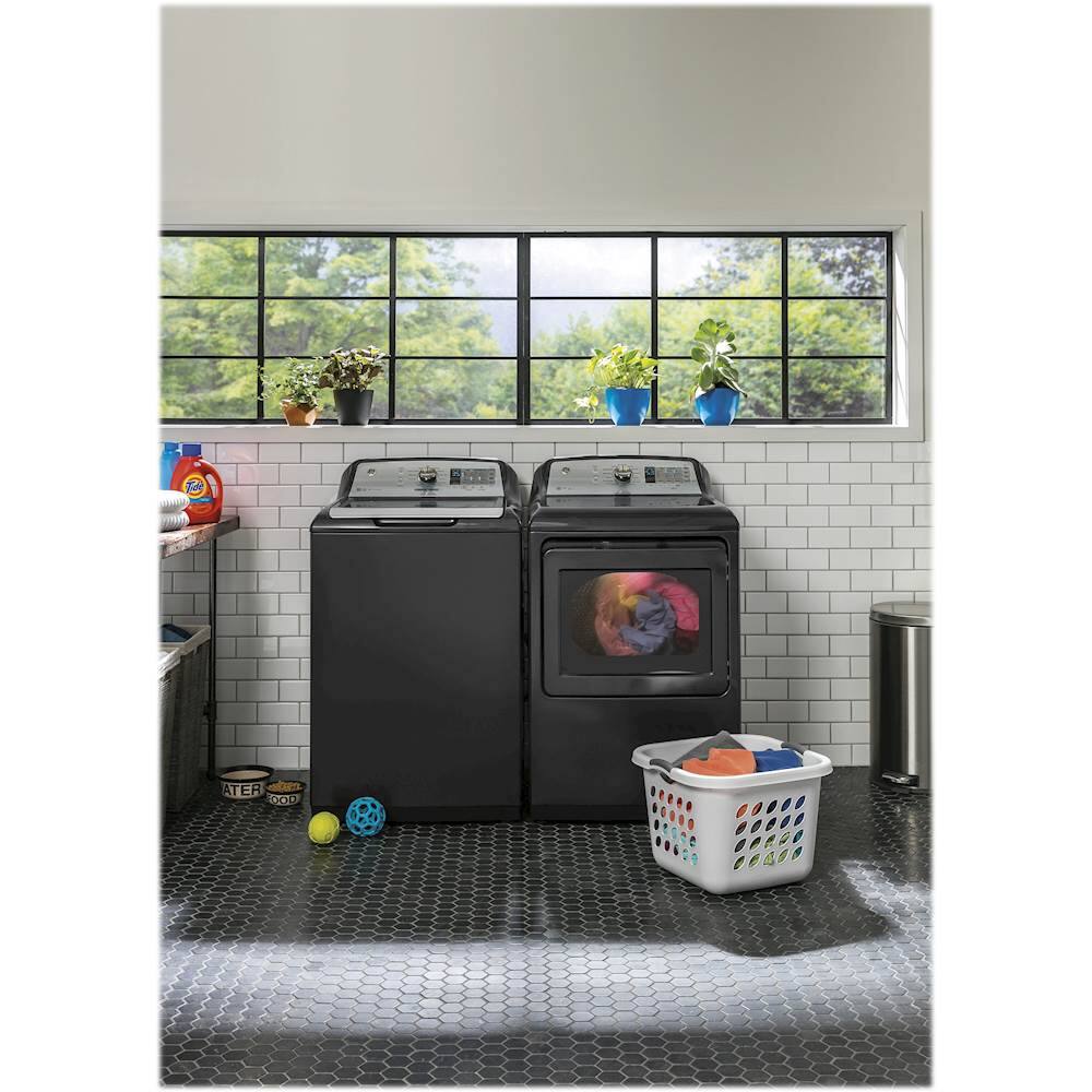 GE - 4.9 Cu. Ft. 13-Cycle Top-Loading Washer - Diamond Gray - Alt_View_Standard_14