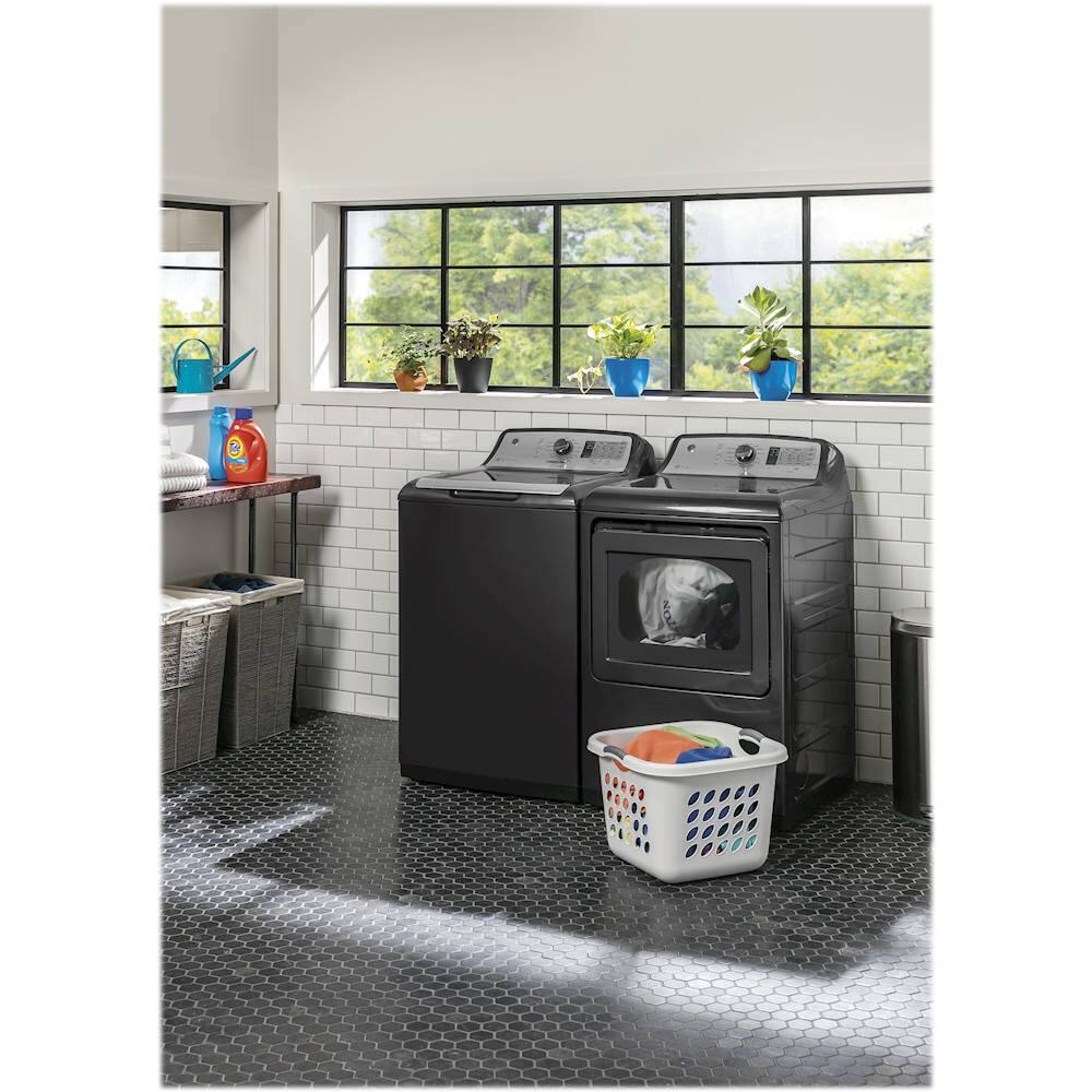 GE - 4.9 Cu. Ft. 13-Cycle Top-Loading Washer - Diamond Gray - Alt_View_Standard_16