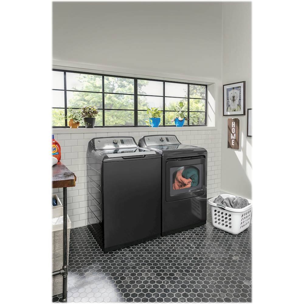 GE - 4.9 Cu. Ft. 13-Cycle Top-Loading Washer - Diamond Gray - Alt_View_Standard_17