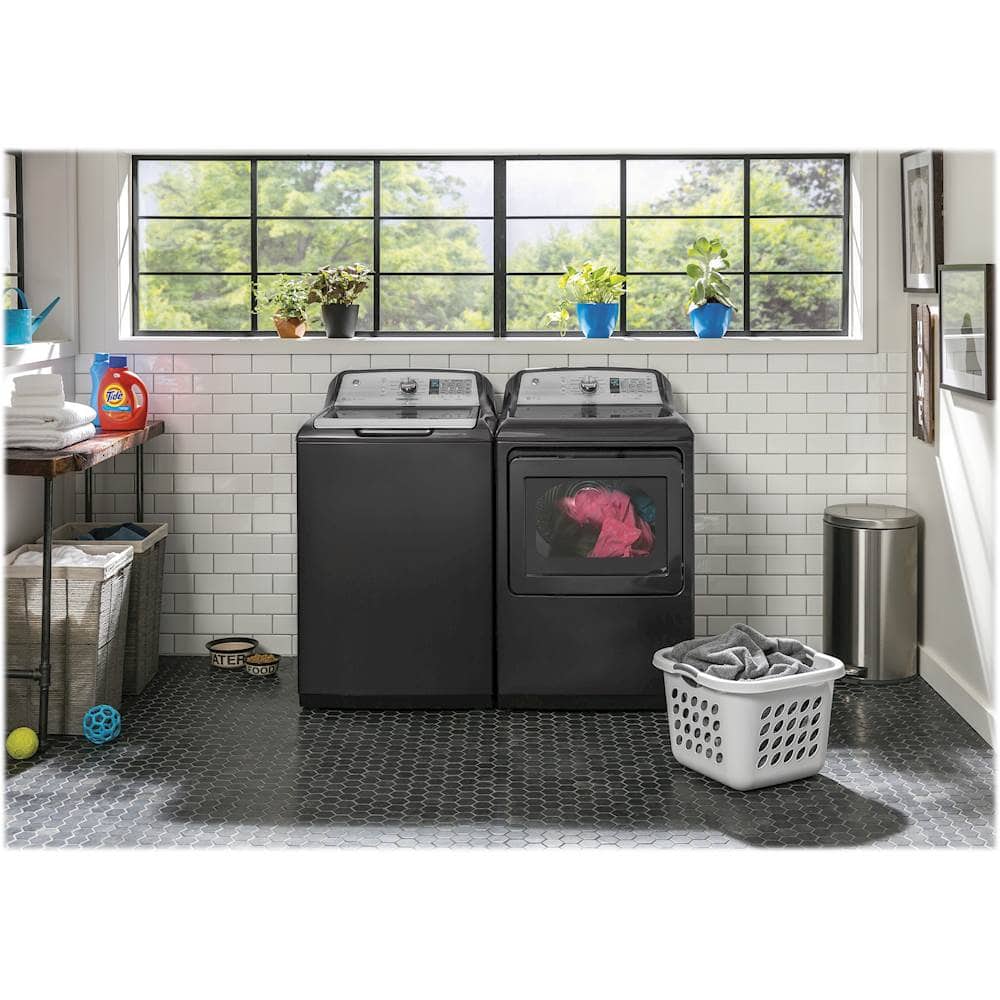 GE - 4.9 Cu. Ft. 13-Cycle Top-Loading Washer - Diamond Gray - Alt_View_Standard_20