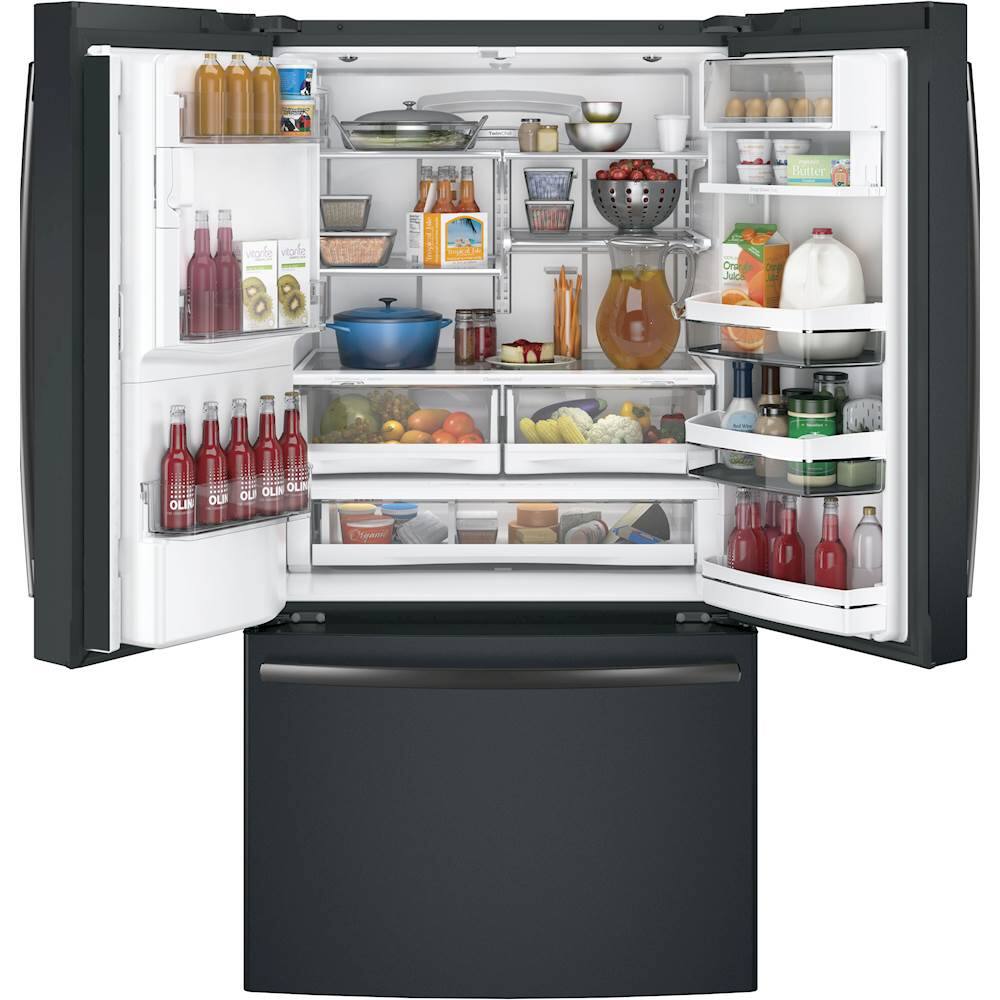 GE Profile Series 27.8 Cu. Ft. French Door Refrigerator Black Slate at Pacific Sales