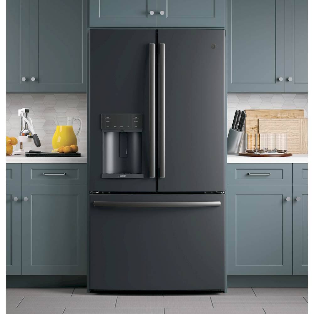 GE Profile Series 27.8 Cu. Ft. French Door Refrigerator Black Slate