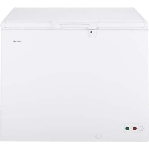 Hotpoint - 9.4 Cu. Ft. Chest Freezer - White - Front_Standard