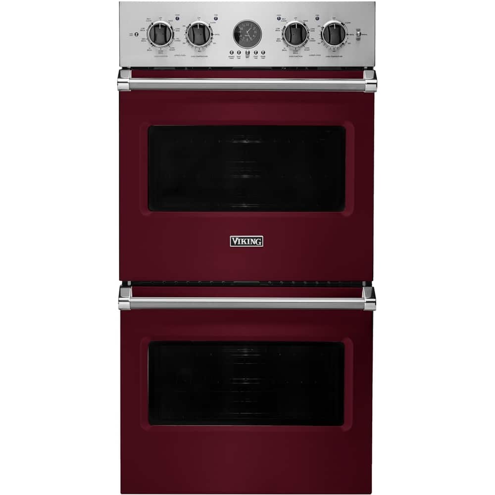 All Wall Ovens In Kitchen Liances Pacific S Viking Professional 5 Series 26 Built In Double Electric Convection Wall Oven Burgundy