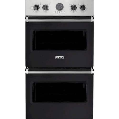 Viking - Professional 5 Series 30" Built-In Double Electric Convection Wall Oven - Graphite Gray - Front_Standard