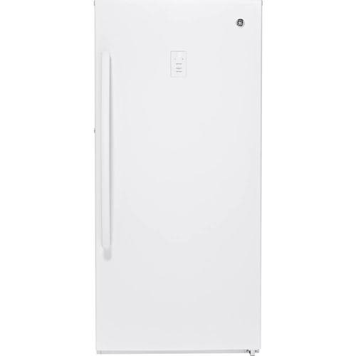 Ge 14 1 Cu Ft Frost Free Upright Freezer White At Pacific Sales