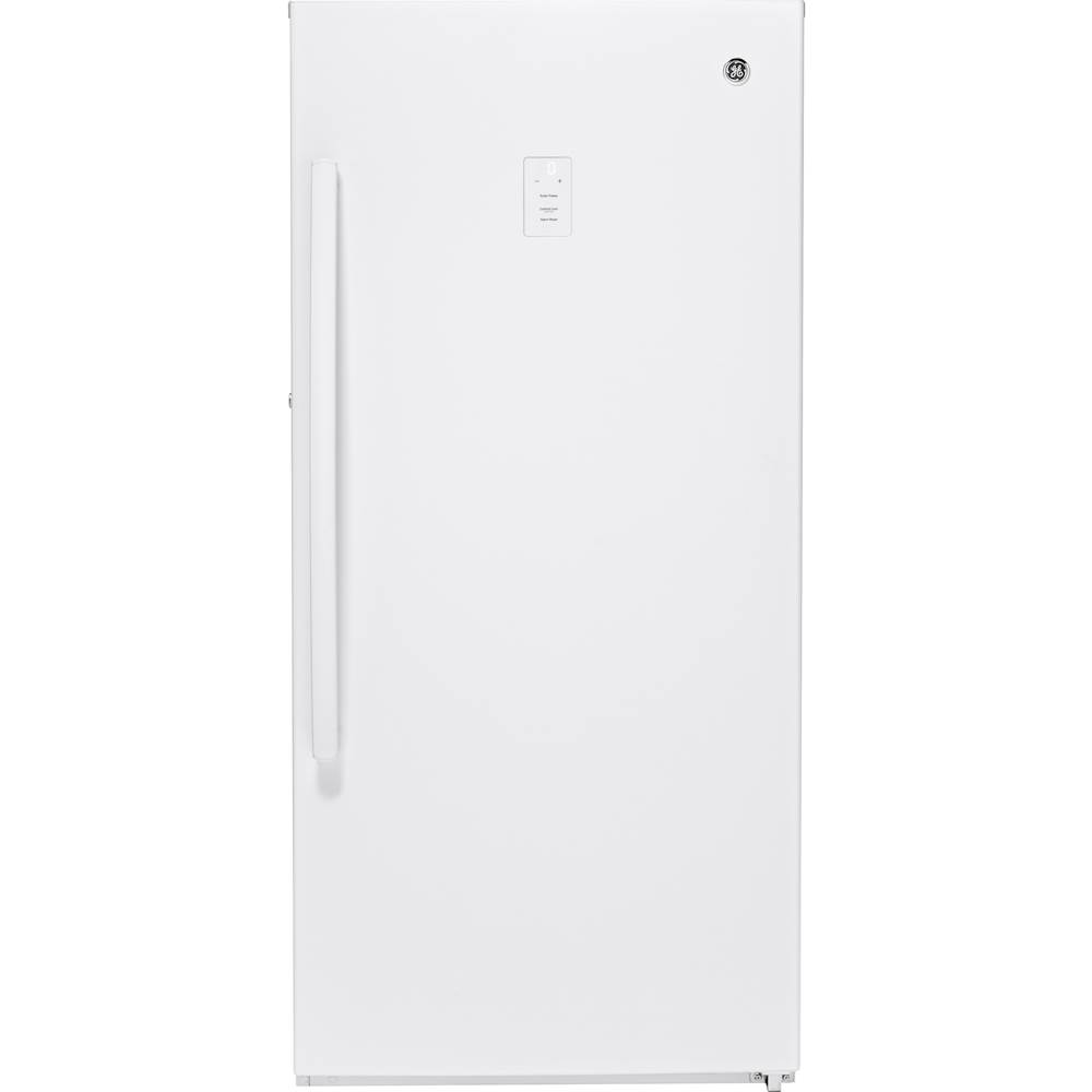 Ge 14 1 Cu Ft Frost Free Upright Freezer White At Pacific Sales