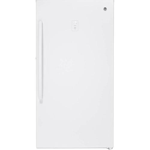 Ge 17 3 Cu Ft Frost Free Upright Freezer White At Pacific Sales