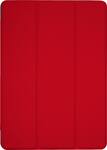 Dynex - Folio Case Protective Case for Apple® 9.7" iPad® 5th gen. and 6th gen. - Red/Clear