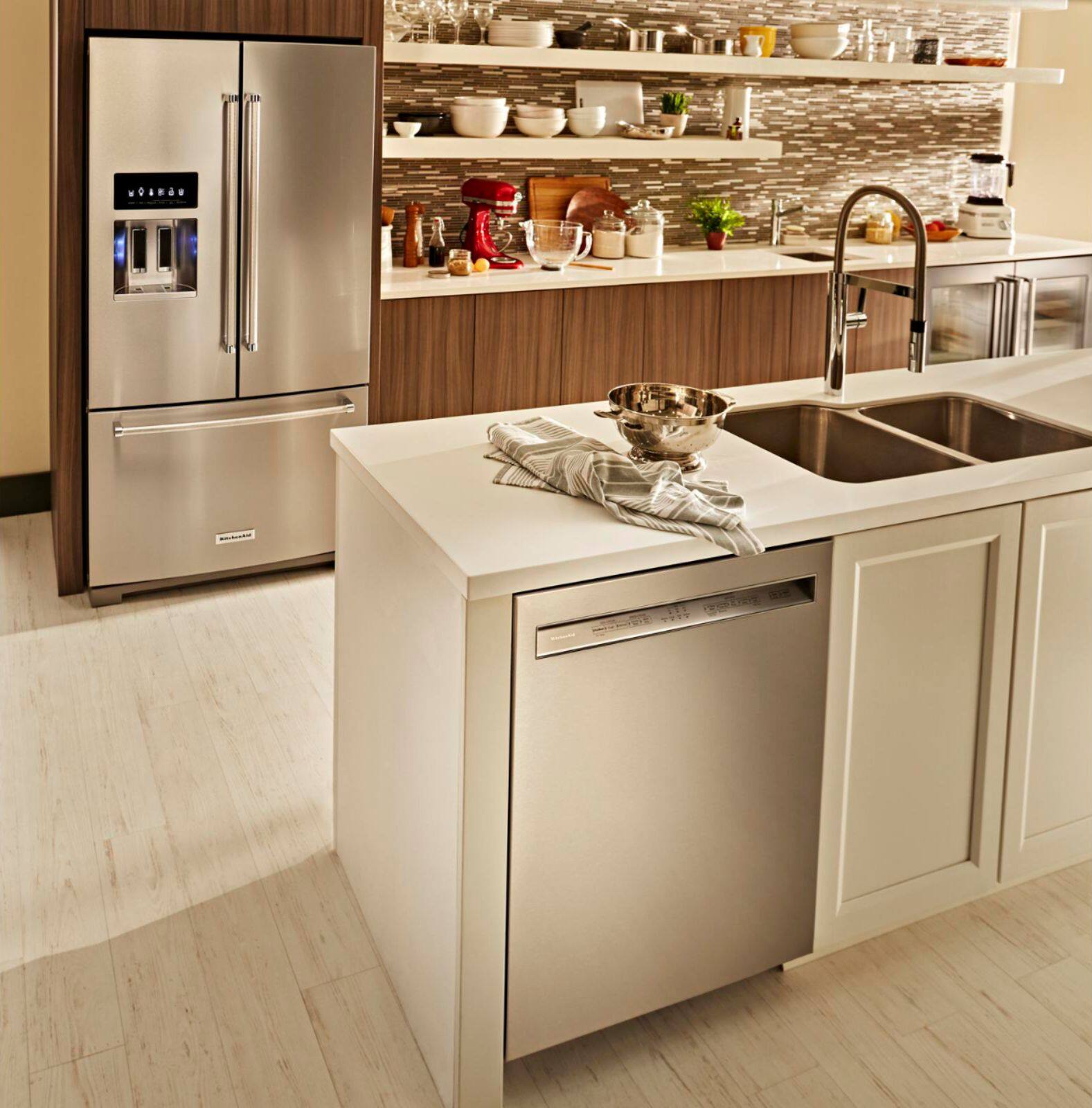KitchenAid - 27 Cu. Ft. French Door Refrigerator - Printshield Stainless - Alt_View_Standard_17