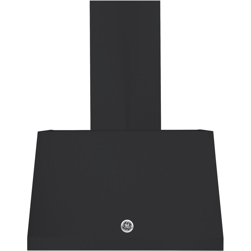 GE - Chimney Extension Kit - Black - Front_Zoom