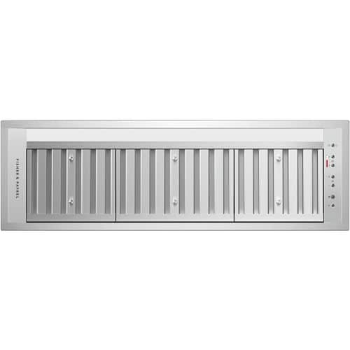 Fisher & Paykel - 35" Externally Vented Range Hood - Stainless Steel/Aluminum - Front_Standard