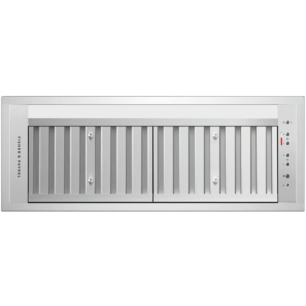 Fisher & Paykel - 29" Externally Vented Range Hood - Stainless Steel/Aluminum - Front_Zoom